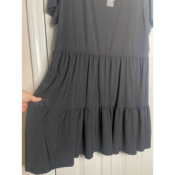 NEW Nik and Nash Black Tiered Dress Size XL - Picture 4 of 6